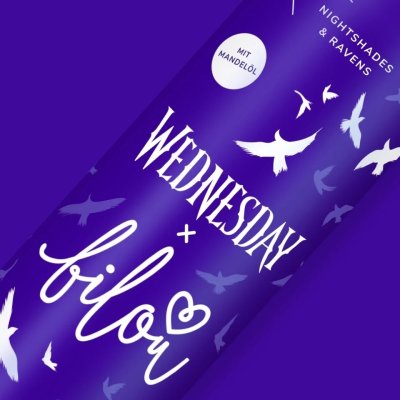 Bilou x Wednesday Sprchová pěna - Nightsahdes & Ravens - obrázek