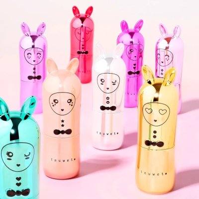 Inuwet Balzám na rty Metal Sorbet Raspberry - Pink - obrázek