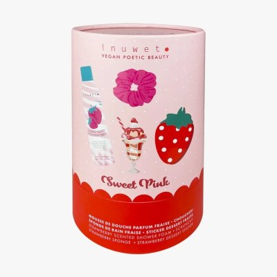 Inuwet Set do koupele Strawberry - Sweet Pink - obrázek