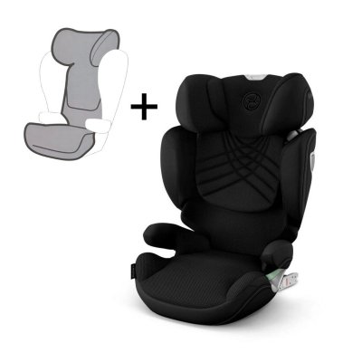Cybex Platinum Solution T i-Fix Plus + Letní potah - Sepia Black