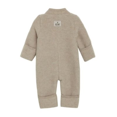 HutteliHut Kombinéza z vlněného fleecu - Camel Melange, vel. 80 - obrázek