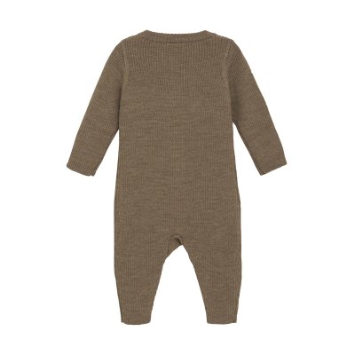 CeLaVi Pletený vlněný overal - Cocoa Cream, vel. 70 - obrázek