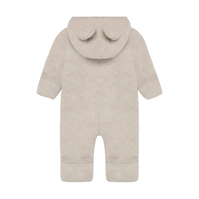 HutteliHut Kombinéza z merino vlny s oušky - Camel Melange, vel. 86 - obrázek