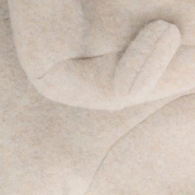 HutteliHut Kombinéza z merino vlny s oušky - Camel Melange, vel. 86 - obrázek