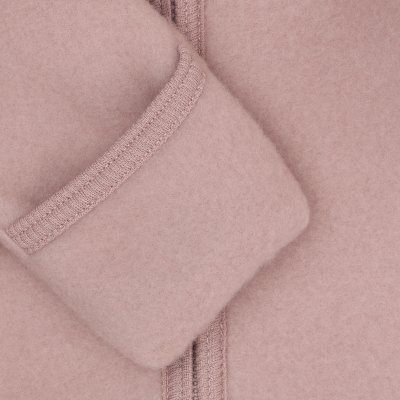 HutteliHut Kombinéza z merino vlny s oušky - Mahogany Rose, vel. 62 - obrázek