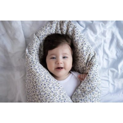 Mimiconcept Péřová zavinovačka - Blue Flowers - obrázek