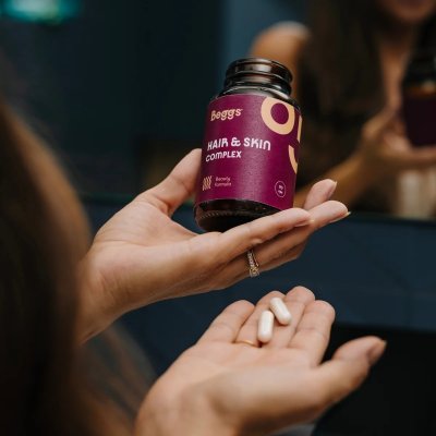 Beggs Doplněk stravy pro zdravé vlasy a pokožku - Balanced Hair&Skin Complex, 90 ks - obrázek
