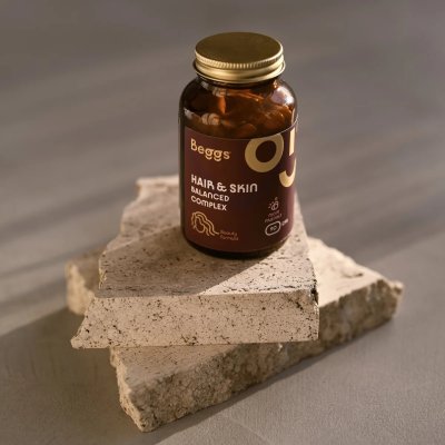 Beggs Doplněk stravy pro zdravé vlasy a pokožku - Balanced Hair&Skin Complex, 90 ks