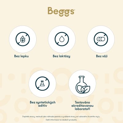 Beggs Doplněk stravy pro zdraví srdce, mozku a zraku - Omega-3, EPA + DHA,  90 ks - obrázek