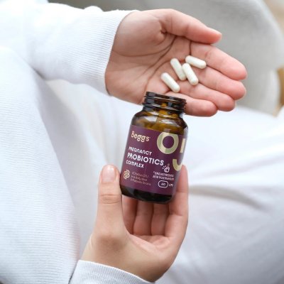 Beggs Doplněk stravy pro péči o střevní mikrobioty - Pregnancy Probiotics Complex, 60 ks - obrázek
