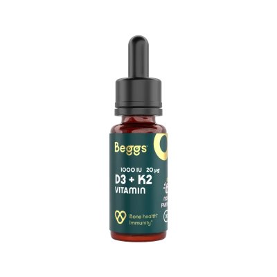 Beggs Doplněk stravy - Vitamin D3 + K2, 30ml - obrázek