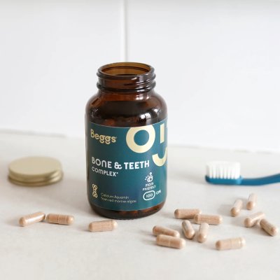 Beggs Doplněk stravy pro podporu zdraví kostí, zubů a svalů - Bone & Teeth Complex, 100 ks - obrázek