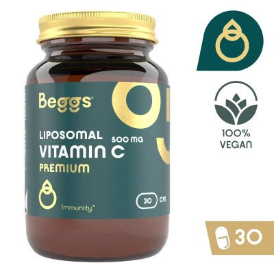 Beggs Doplněk stravy - Liposomal Vitamin C Premium, 30 ks - obrázek