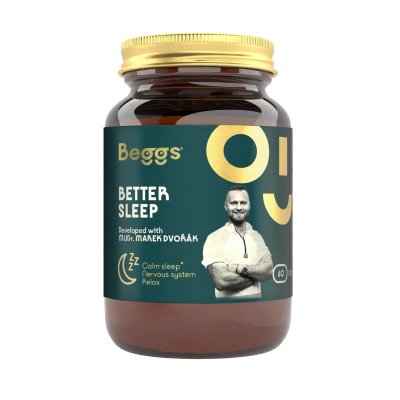 Beggs Doplněk stravy pro snížení míry únavy a vyčerpání - Better Sleep by Marek Dvořák, 60 ks - obrázek