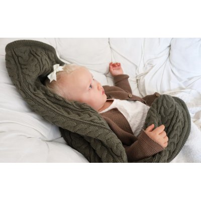 Vinter & Bloom Deka Cuddly - Dusty Olive - obrázek
