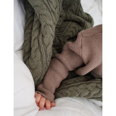 Vinter & Bloom Deka Cuddly - Dusty Olive - obrázek