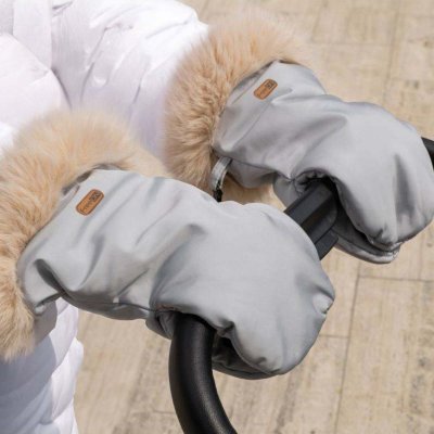 FreeOn Rukavice na kočárek - Grey - obrázek