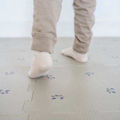 3 Sprouts Pěnová hrací podložka - Blueberry/Taupe - obrázek