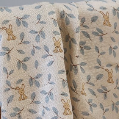 Nuuroo Josefine Mušelínové pleny z bambusu 2 ks - Bunny Leaf - obrázek