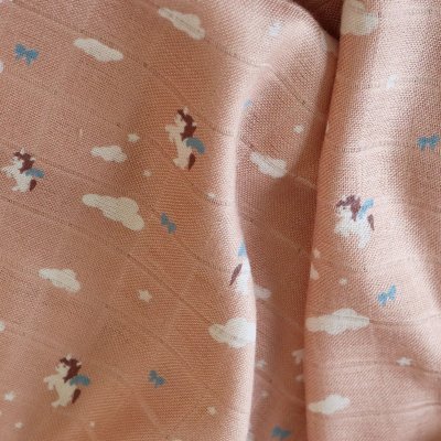 Nuuroo Josefine Mušelínové pleny z bambusu 2 ks - Unicorn Sky - obrázek