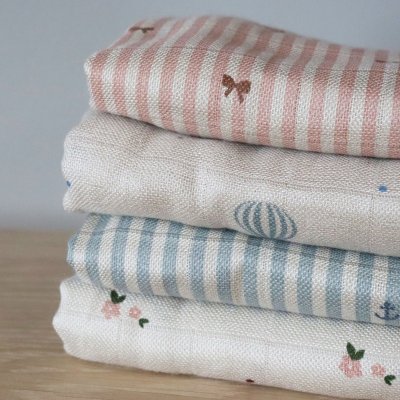 Nuuroo Valentin Mušelínová plena z bambusu - Air Baloon Dot - obrázek