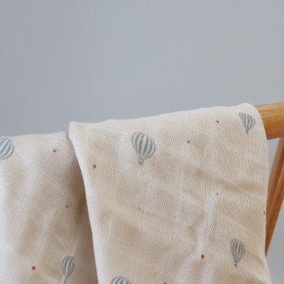 Nuuroo Valentin Mušelínová plena z bambusu - Air Baloon Dot - obrázek