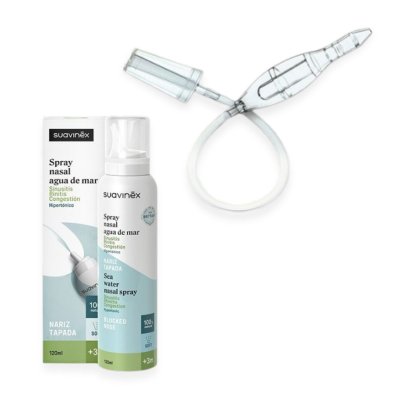 Arianna Babyvac 2 Ergonomic Odsávačka hlenů na vysavač s kartáčkem + Nosní sprej