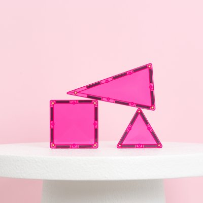 Connetix Magnetická stavebnice - Charity Pack Pink, 20 ks - obrázek