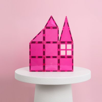 Connetix Magnetická stavebnice - Charity Pack Pink, 20 ks - obrázek