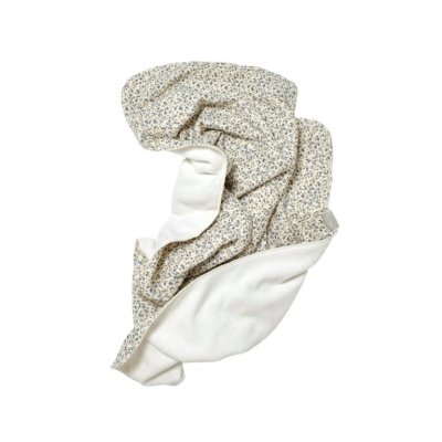 Mimiconcept Oboustranná deka - Blue Flowers - obrázek