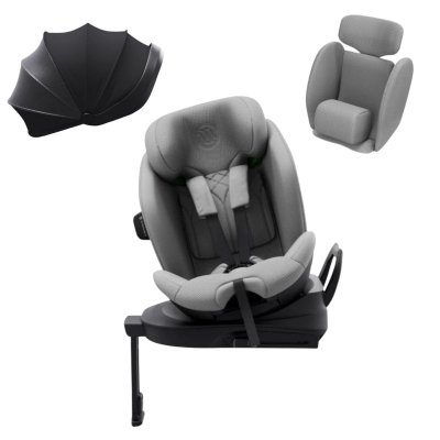 Avionaut Autosedačka Stardust Airflow + Novorozenecká vložka + Sluneční stříška - Grey