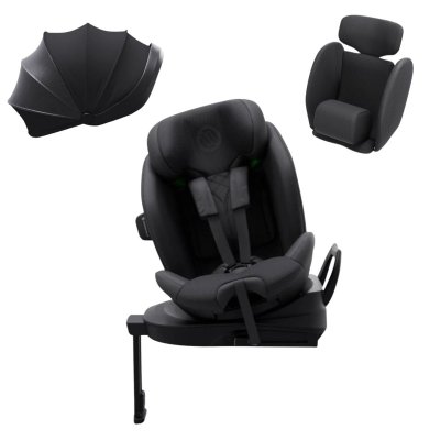 Avionaut Autosedačka Stardust Airflow + Novorozenecká vložka + Sluneční stříška - Black