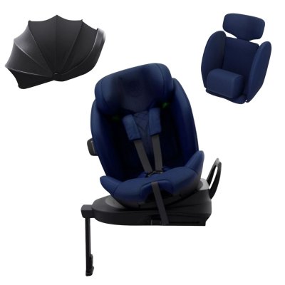 Avionaut Autosedačka Stardust Airflow + Novorozenecká vložka + Sluneční stříška - Navy