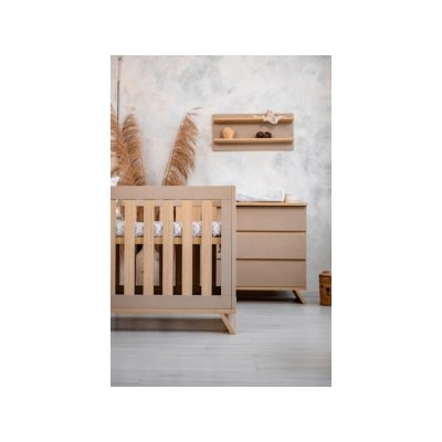 Faktum Dětská postýlka Sienna 60 x 120 cm - Capuccino - obrázek