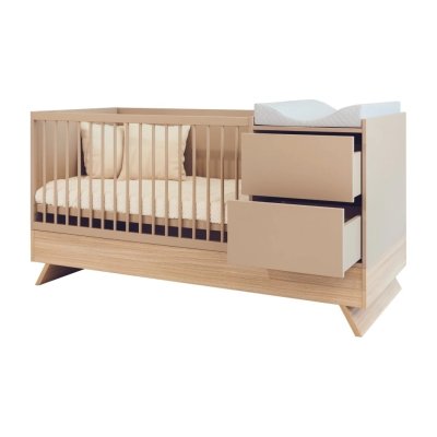 Faktum Kombi postýlka Sienna 120 x 70 cm 3v1 - Capuccino - obrázek