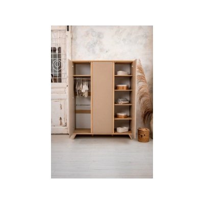 Faktum Třídílná skříň Sienna - Capuccino - obrázek