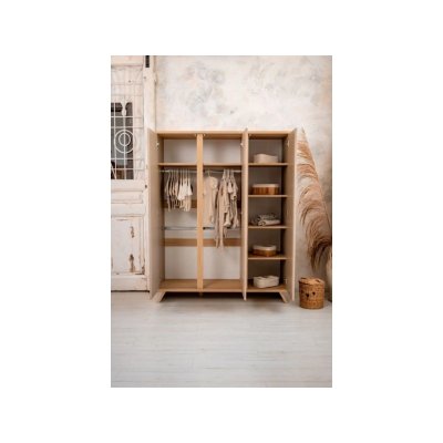 Faktum Třídílná skříň Sienna - Capuccino - obrázek