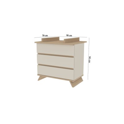 Faktum Přebalovací komoda Sienna - Cashmere - obrázek