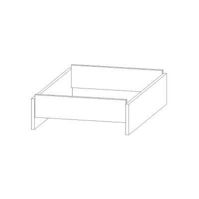 Faktum Podstavec pod komodu Kombi postýlky Nest - Walnut - obrázek