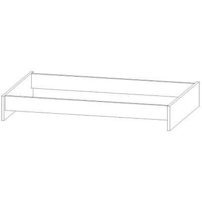 Faktum Podstavec pod kombi postýlku Nest - Walnut - obrázek