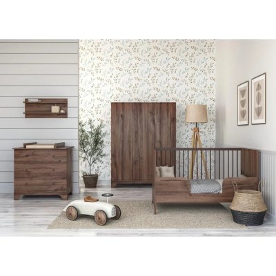 Faktum Variabilní postýlka Nest 70 x 140 cm - Walnut - obrázek