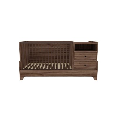 Faktum Kombi postýlka Nest 120 x 70 cm 5v1 - Walnut - obrázek