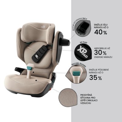 Britax Römer Kidfix Pro Style - Sage Green - obrázek