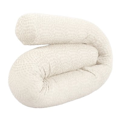 Roba Válec do postýlky z bio bavlny 170 cm - Seashells Oyster - obrázek