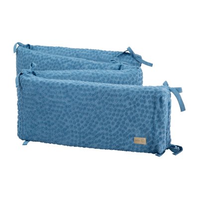 Roba Mantinel do postýlky z bio bavlny - Seashells Indigo