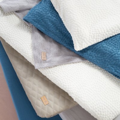 Roba Potah na přebalovací podložku Organic 75 x 85 cm - Seashells Oyster - obrázek