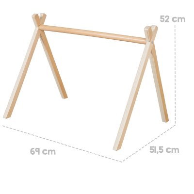 Roba Dřevěná hrazdička - Přírodní dřevo - obrázek