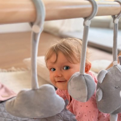 Roba Dřevěná hrazdička - Přírodní dřevo - obrázek