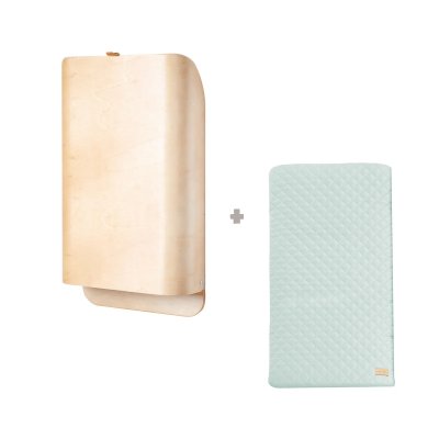 Roba Závěsný přebalovací pult s přebalovcí podložkou - Roba Style Frosty Green - obrázek