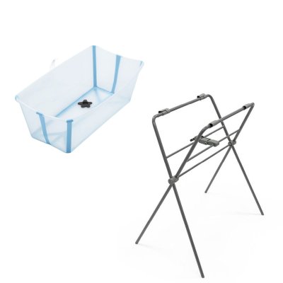 Stokke Flexi Bath Vanička + Stojan na vaničku - Ocean Blue
